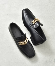 SVEC | スクエアトゥ チェーン ビット ローファー / SVEC / シュベック(ローファー)