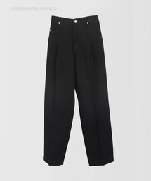 NEONSIGN | NEONSIGN ネオンサイン / WIDE DENIM SLACKS “ONE WASH” ワイドデニム スラックス - ワンウォッシュ - / N0343OW(デニムパンツ)