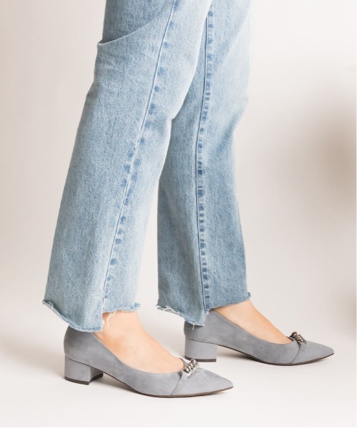 RANDA(ランダ)の「ストレスフリー/ソフト チェーンパーツチャンキーヒールパンプス(パンプス・レディース・ブラック/ベージュ/ブルー・23/24/25/22/25.5/22.5/24.5/23.5)」の10枚目の写真