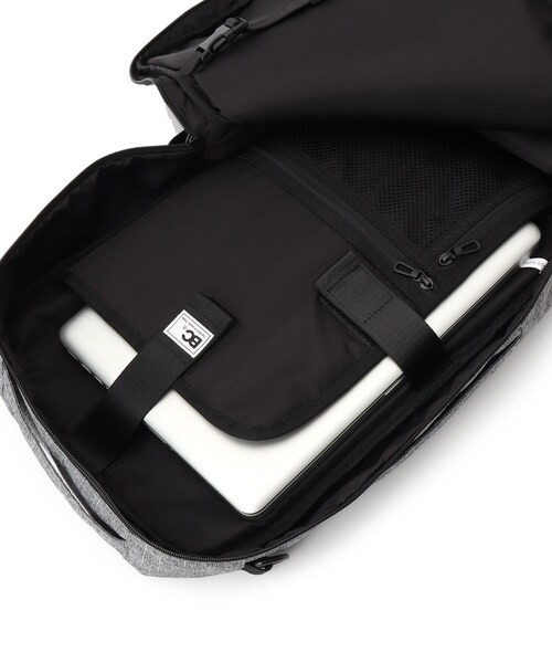 CORDURA（コーデュラ）の「◆コーデュラ(R)・リサイクルヘザー 撥水 スミス 3WAYバックパック（バックパック/リュック・レディース・ブラック/ダークグレー/ダークネイビー・99）」の6枚目の写真