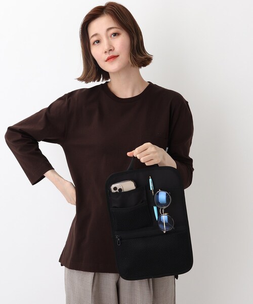 CORDURA（コーデュラ）の「◆コーデュラ(R)・リサイクルヘザー 撥水 スミス 3WAYバックパック（バックパック/リュック・レディース・ブラック/ダークグレー/ダークネイビー・99）」の20枚目の写真