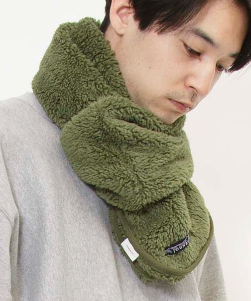 Johnbull（ジョンブル）の「フリースマフラー（マフラー・メンズ・ヘザーグレー/パープル/アイボリー/オリーブ/ブラック/ブラウン・FREE）」の5枚目の写真