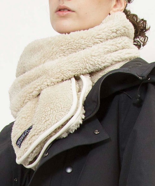 Johnbull（ジョンブル）の「フリースマフラー（マフラー・メンズ・ヘザーグレー/パープル/アイボリー/オリーブ/ブラック/ブラウン・FREE）」の2枚目の写真