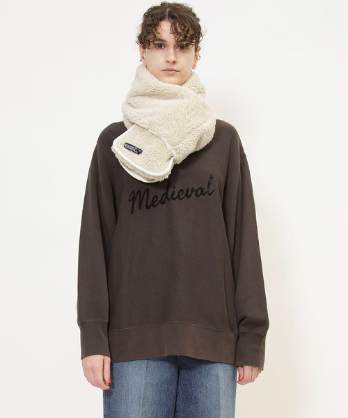 Johnbull（ジョンブル）の「フリースマフラー（マフラー・メンズ・ヘザーグレー/パープル/アイボリー/オリーブ/ブラック/ブラウン・FREE）」の7枚目の写真