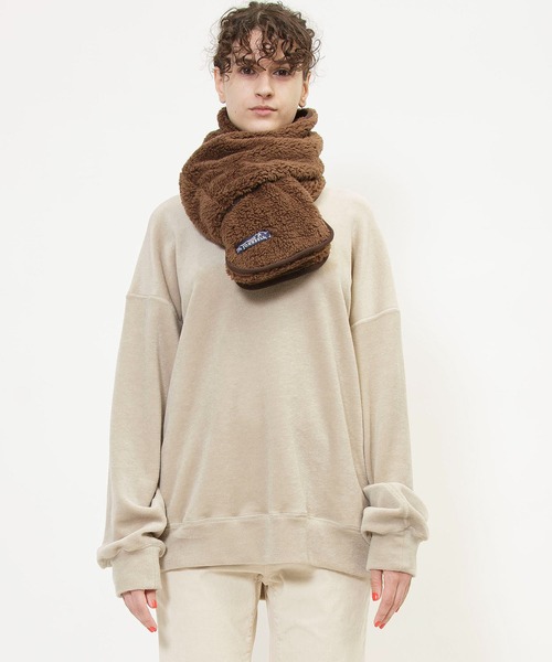 Johnbull（ジョンブル）の「フリースマフラー（マフラー・メンズ・ヘザーグレー/パープル/アイボリー/オリーブ/ブラック/ブラウン・FREE）」の13枚目の写真