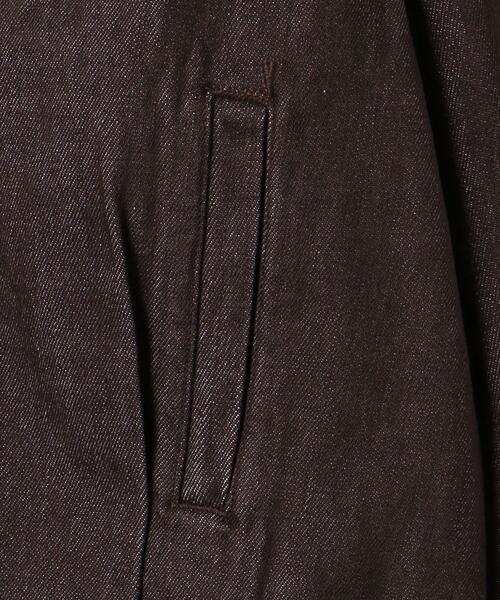 AURALEE（オーラリー）の「＜AURALEE（オーラリー）＞ ツイスト デニムブルゾン■■■（デニムジャケット・メンズ・ブラウン・3/5/4）」の8枚目の写真