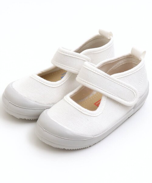 BREEZE（ブリーズ）の「上履き（スリッポン・キッズ・ベージュ/ネイビー/グレー/オレンジ・18/19/17/16/22/20/21/15 ）」の1枚目の写真