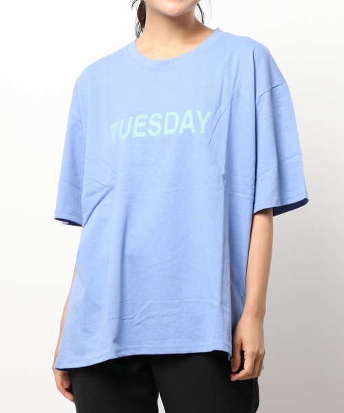 KOBE LETTUCE(コウベレタス)の「Day of the WeekロゴTシャツ(Tシャツ/カットソー・レディース・その他3/その他2/その他4/その他1/その他6/その他/その他5・FREE)」の2枚目の写真