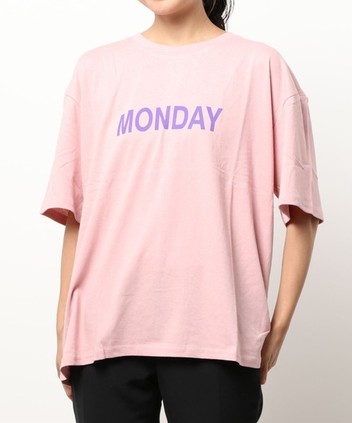 KOBE LETTUCE(コウベレタス)の「Day of the WeekロゴTシャツ(Tシャツ/カットソー・レディース・その他3/その他2/その他4/その他1/その他6/その他/その他5・FREE)」の1枚目の写真