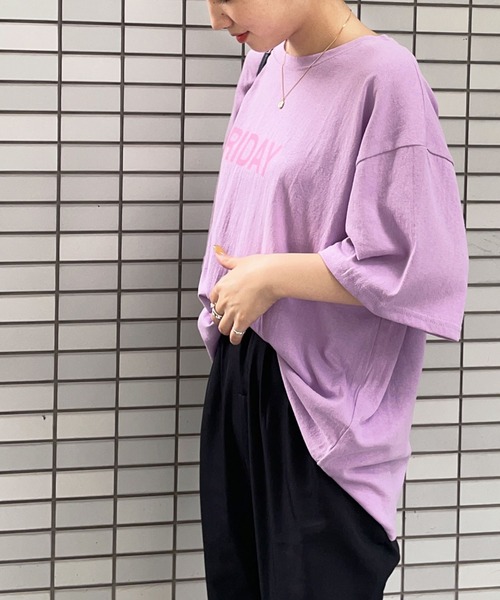 KOBE LETTUCE(コウベレタス)の「Day of the WeekロゴTシャツ(Tシャツ/カットソー・レディース・その他3/その他2/その他4/その他1/その他6/その他/その他5・FREE)」の11枚目の写真