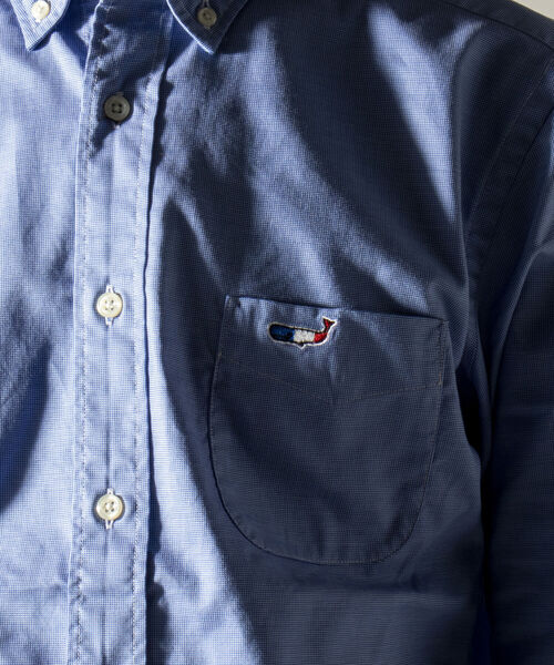 NOLLEY'S goodman（ノーリーズグッドマン）の「クジラ ワンポイント ボタンダウン シャツ（シャツ/ブラウス・メンズ・ブラック系その他/ライトブルー/ホワイト/ブルー系その他/グレイッシュベージュ/パープル系その他2・SMALL/X-LARGE/XX-LARGE/MEDIUM/LARGE）」の15枚目の写真