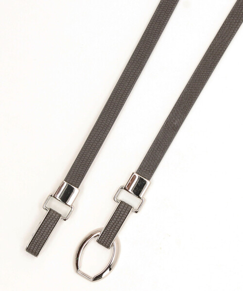 COMME CA ISM（コムサイズム）の「フックスライド　ベルト（ベルト・レディース・ブラック/グレイッシュベージュ/ブラウン・FREE）」の7枚目の写真