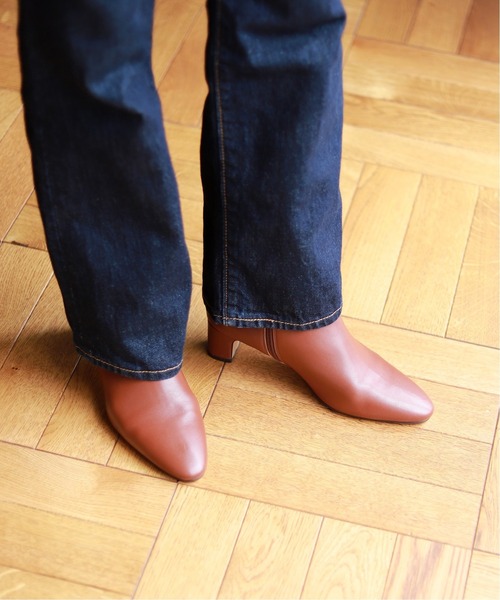 SLOBE IENA（スローブイエナ）の「SLOBE IENA ショートブーツ◆（ブーツ・レディース・ホワイト/キャメル・23cm/24.5cm/22.5cm/23.5cm/24cm）」の10枚目の写真