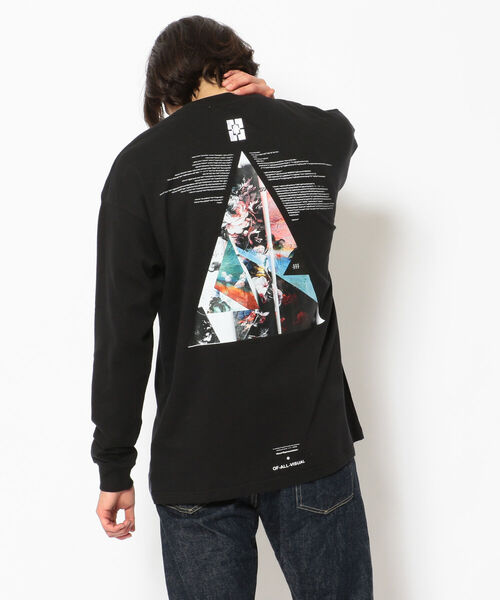 A4A（エーフォーエー）の「A4A(エーフォーエー) TRIANGLE LONG SLEEVE Tシャツ（Tシャツ/カットソー・メンズ・ホワイト/ブラック・FREE）」の2枚目の写真
