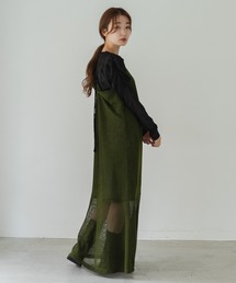 Kastane | メランジメッシュキャミワンピース(ワンピース)