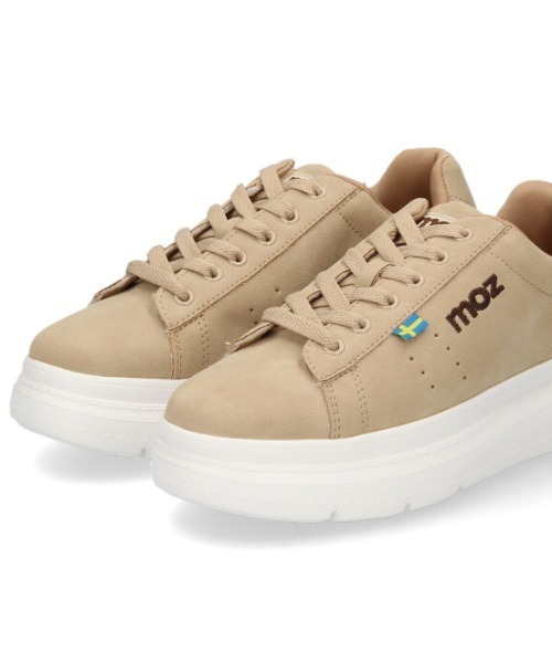 moz（モズ）の「【MOZ】モズ 厚底スエード調コートスニーカー 55140