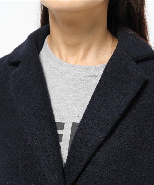 Chico（チコ）の「ロングチェスターコート（チェスターコート・レディース・ネイビー/グレー/ベージュ・FREE）」の8枚目の写真