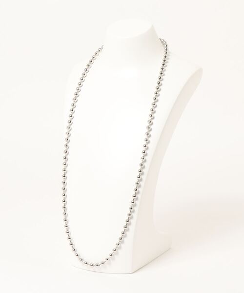 prose verse(プロズヴェール)の「ボールチェーンY字ラリエットネックレス(ネックレス・レディース・シルバー・フリ-)」の2枚目の写真