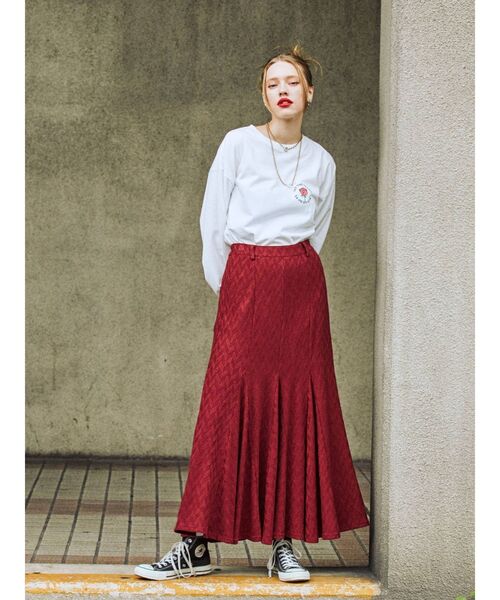 jouetie(ジュエティ)の「マーメイドラインスカート(スカート・レディース・ブラック/ボルドー/その他1/その他2・MEDIUM)」の12枚目の写真