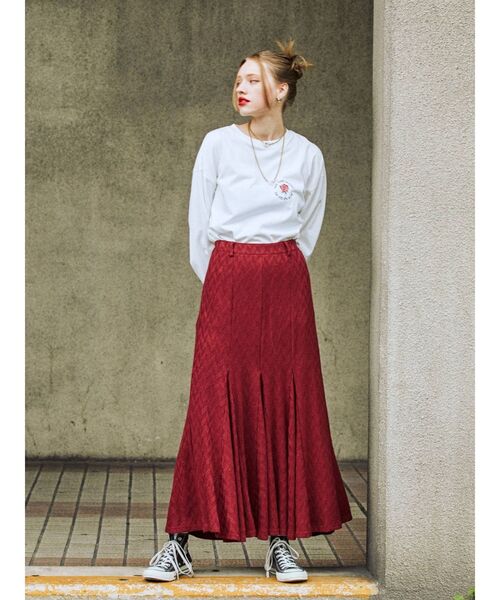 jouetie(ジュエティ)の「マーメイドラインスカート(スカート・レディース・ブラック/ボルドー/その他1/その他2・MEDIUM)」の7枚目の写真