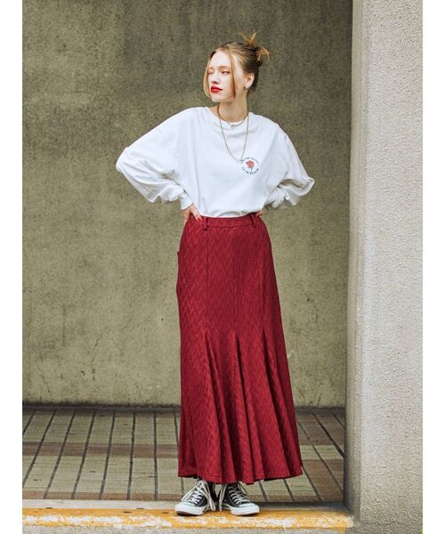 jouetie(ジュエティ)の「マーメイドラインスカート(スカート・レディース・ブラック/ボルドー/その他1/その他2・MEDIUM)」の5枚目の写真