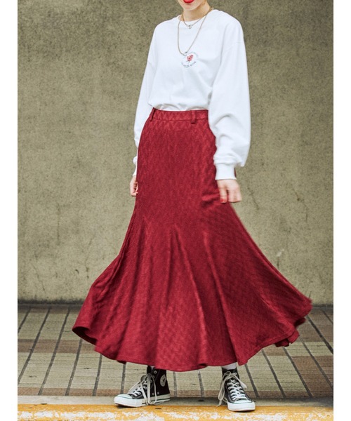 jouetie(ジュエティ)の「マーメイドラインスカート(スカート・レディース・ブラック/ボルドー/その他1/その他2・MEDIUM)」の2枚目の写真