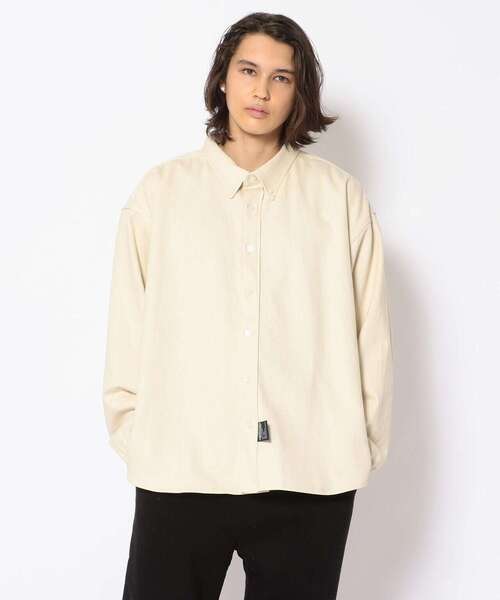 MANASTASH(マナスタッシュ)の「MANASTASH×GILET/マナスタッシュ×ジレ BD BIG SHIRTS ボタンダウンビッグシャツ(シャツ/ブラウス・メンズ・ナチュラル・MEDIUM)」の13枚目の写真