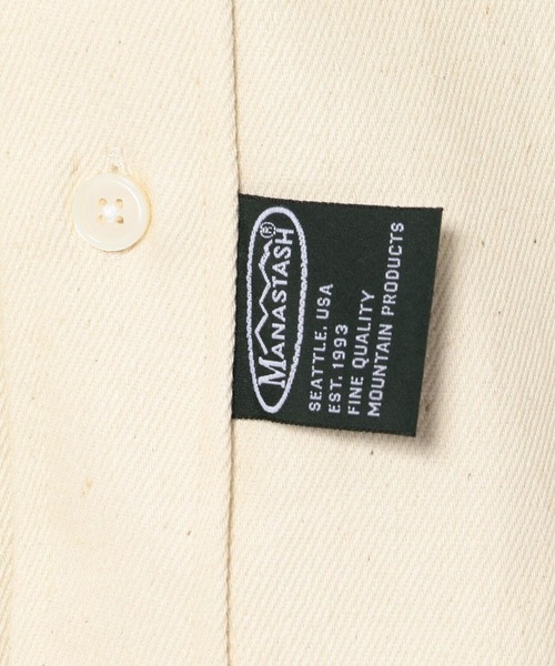 MANASTASH(マナスタッシュ)の「MANASTASH×GILET/マナスタッシュ×ジレ BD BIG SHIRTS ボタンダウンビッグシャツ(シャツ/ブラウス・メンズ・ナチュラル・MEDIUM)」の19枚目の写真