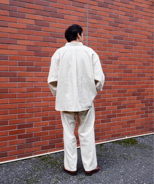 MANASTASH(マナスタッシュ)の「MANASTASH×GILET/マナスタッシュ×ジレ BD BIG SHIRTS ボタンダウンビッグシャツ(シャツ/ブラウス・メンズ・ナチュラル・MEDIUM)」の5枚目の写真