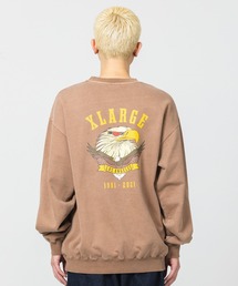 XLARGE | EAGLE LOGO PIGMENT CREWNECK SWEAT(スウェット)