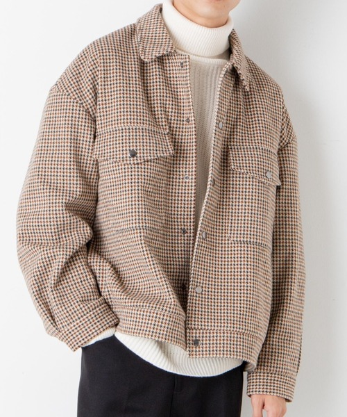 WEGO（ウィゴー）の「WEGO/ニットメルトンフラップポケットジャケット