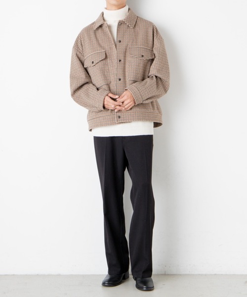 WEGO（ウィゴー）の「WEGO/ニットメルトンフラップポケットジャケット