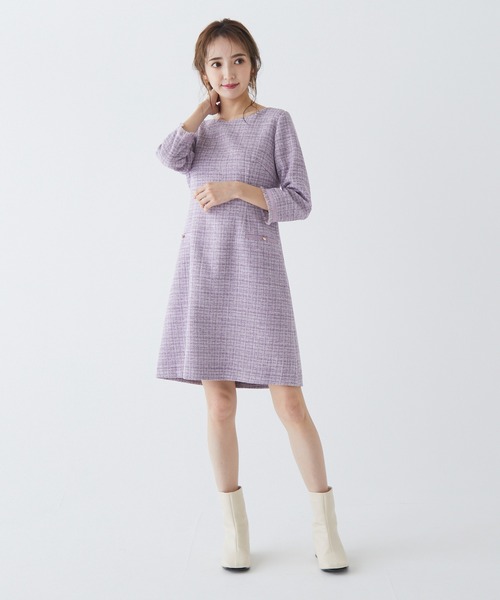 BE RADIANCE（ビーラディエンス）の「ファンシーツイードワンピース