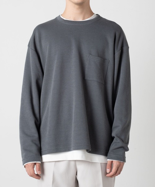 WEGO（ウィゴー）の「WEGO/【2点セット】アンサンブルニットライクプルオーバー（アンサンブル・メンズ・ベージュ/ブルー系その他・MEDIUM/LARGE）」の17枚目の写真