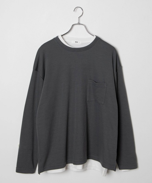 WEGO（ウィゴー）の「WEGO/【2点セット】アンサンブルニットライクプルオーバー（アンサンブル・メンズ・ベージュ/ブルー系その他・MEDIUM/LARGE）」の21枚目の写真