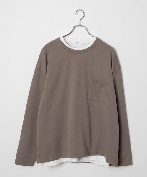 WEGO（ウィゴー）の「WEGO/【2点セット】アンサンブルニットライクプルオーバー（アンサンブル・メンズ・ベージュ/ブルー系その他・MEDIUM/LARGE）」の22枚目の写真