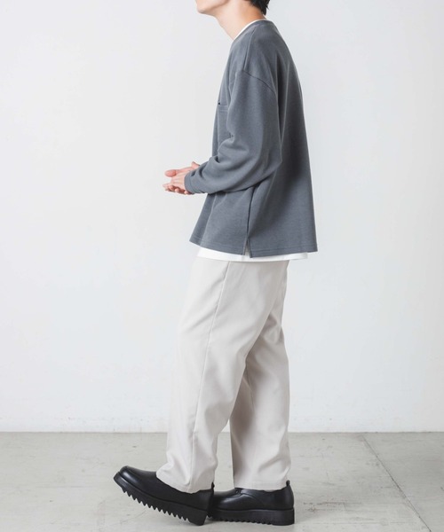 WEGO（ウィゴー）の「WEGO/【2点セット】アンサンブルニットライクプルオーバー（アンサンブル・メンズ・ベージュ/ブルー系その他・MEDIUM/LARGE）」の15枚目の写真