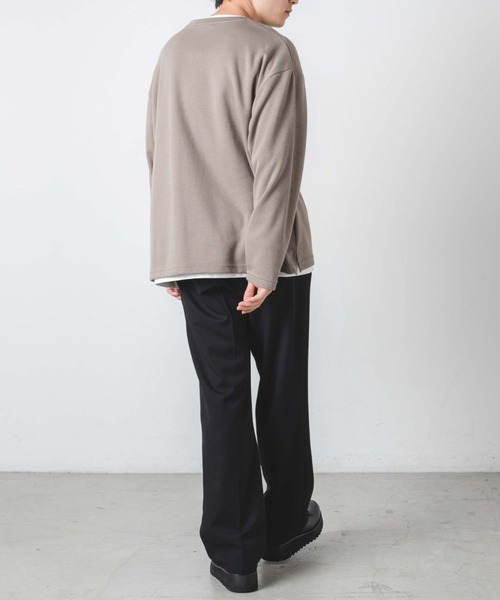 WEGO（ウィゴー）の「WEGO/【2点セット】アンサンブルニットライクプルオーバー（アンサンブル・メンズ・ベージュ/ブルー系その他・MEDIUM/LARGE）」の12枚目の写真