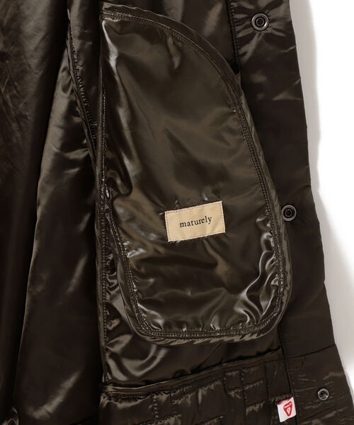 hitorigoto　BEAMS BOY キルティング モッズコート BEAMS BOY（ビームスボーイ）の「maturely / Mosaic Quilt Coat