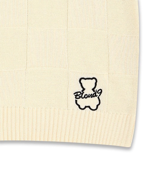 AQO STUDIO SPACE(アコスタジオスペース)の「【AQO STUDIO SPACE × BLONDNINE】AQO X BLDN BEAR KNIT VEST / アコスタジオスペース×ブロンドナイン コラボ ベアー ニットベスト(ベスト・レディース・ブラック/アイボリー・FREE)」の16枚目の写真
