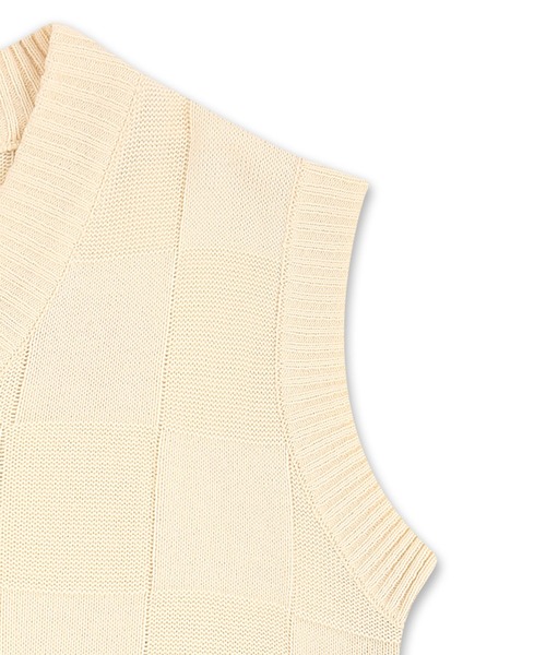 AQO STUDIO SPACE(アコスタジオスペース)の「【AQO STUDIO SPACE × BLONDNINE】AQO X BLDN BEAR KNIT VEST / アコスタジオスペース×ブロンドナイン コラボ ベアー ニットベスト(ベスト・レディース・ブラック/アイボリー・FREE)」の17枚目の写真