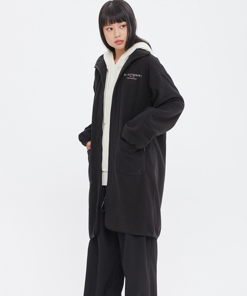 ROMANTIC CROWN(ロマンティッククラウン)の「【UNISEX】ROMANTIC CROWN/FLEECEロングジャケット 2219718(その他アウター・メンズ・ブラック/アイボリー・SMALL/MEDIUM/LARGE)」の12枚目の写真