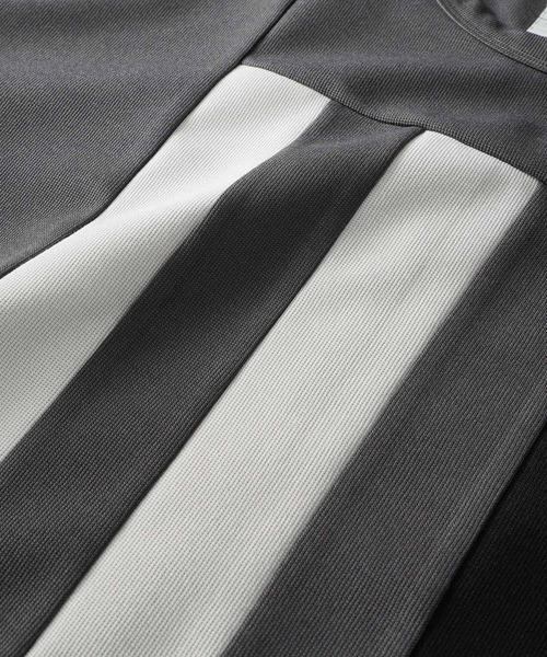 SHAREEF(シャリーフ)の「MILAN RIB SWITHING BIG-T(Tシャツ/カットソー・メンズ・ブラック/グリーン/ホワイト系その他/チャコール・1/2/3)」の12枚目の写真