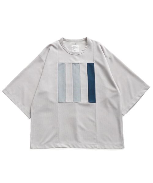 SHAREEF(シャリーフ)の「MILAN RIB SWITHING BIG-T(Tシャツ/カットソー・メンズ・ブラック/グリーン/ホワイト系その他/チャコール・1/2/3)」の16枚目の写真