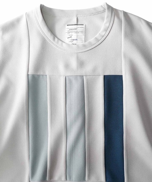 SHAREEF(シャリーフ)の「MILAN RIB SWITHING BIG-T(Tシャツ/カットソー・メンズ・ブラック/グリーン/ホワイト系その他/チャコール・1/2/3)」の18枚目の写真