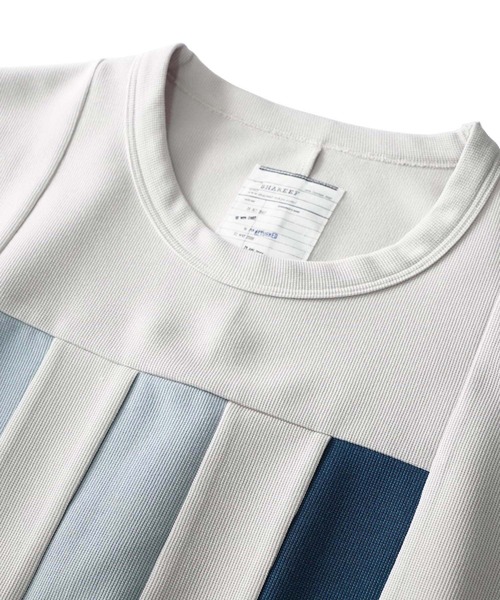 SHAREEF(シャリーフ)の「MILAN RIB SWITHING BIG-T(Tシャツ/カットソー・メンズ・ブラック/グリーン/ホワイト系その他/チャコール・1/2/3)」の19枚目の写真