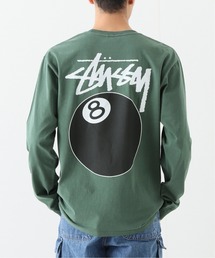 【STUSSY / ステューシー】8 Ball Pig. Dyed Ls Tee