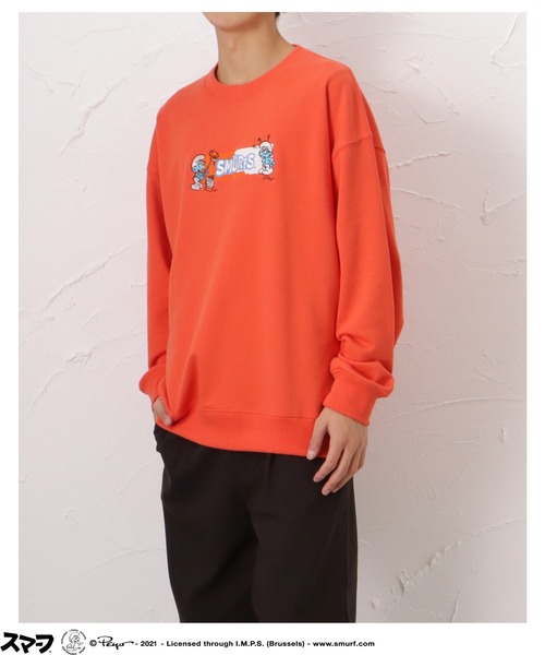 Smurf スマーフ 刺繍 裏毛スウェットトレーナー スウェット Mac House マックハウス のファッション通販 Zozotown