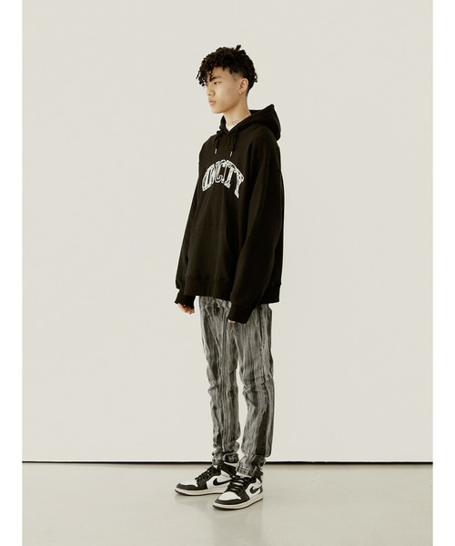SINCITY(シンシティ)の「『SINCITY/シンシティ』SINCITY BANDANA HOODIE/ブランドロゴバンダナ柄 プルオーバーパーカー(パーカー・メンズ・ブラック・M/L)」の11枚目の写真