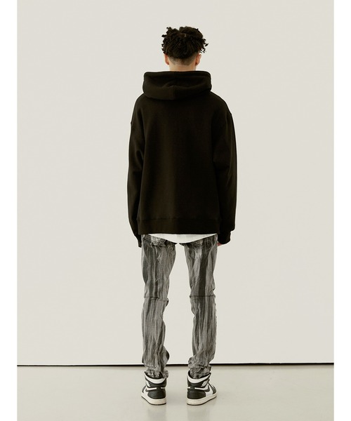 SINCITY(シンシティ)の「『SINCITY/シンシティ』SINCITY BANDANA HOODIE/ブランドロゴバンダナ柄 プルオーバーパーカー(パーカー・メンズ・ブラック・M/L)」の12枚目の写真